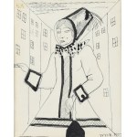 Janusz Maria BRZESKI (1907-1957), Kobieta w płaszczu (1927)