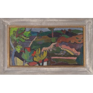 Kazimierz PODSADECKI (1904-1970), Zielone pola (1954)