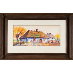 Wiktor ZIN (1925-2007), Jesień na wsi (1984)
