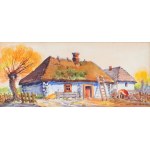 Wiktor ZIN (1925-2007), Jesień na wsi (1984)
