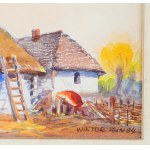 Wiktor ZIN (1925-2007), Jesień na wsi (1984)