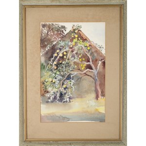 Wiktor ZIN (1925-2007), Owocująca jabłoń (1974)