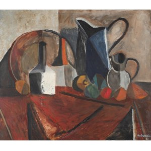 Stanisław RODZIŃSKI (1940-2021), Martwa natura kubistyczna (1961)