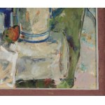 Teresa WALLIS-JONIAK (ur. 1926), Martwa natura z kobaltową butelką (1999)