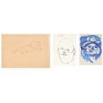 Jerzy PANEK (1918-2001), Zestaw sześciu prac o tematyce portretowo-animalistycznej