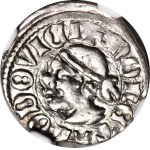 R-, Ludwik Węgierski 1370-1382, Denar Saracen