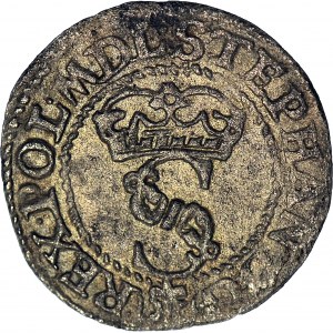Stefan Batory, Szeląg 1582, Olkusz, STEPHAN
