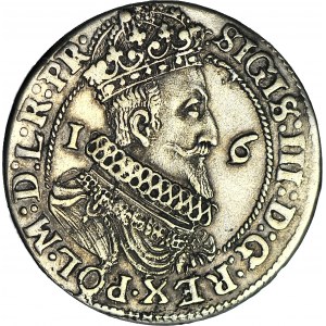 Zygmunt III Waza, Ort 1624/3, Gdańsk, PR, ładny