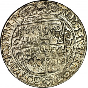 R-, Sigismund III Vasa, Ort 1621, Bydgoszcz, PRV:M., (16) under bust