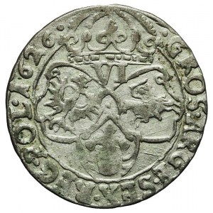 Sigismund III Vasa, Sixpence 1626, Cracow, nice
