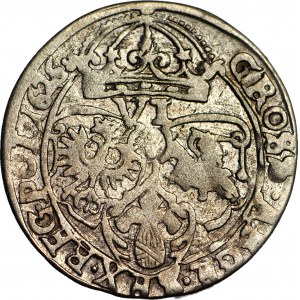 RRR-, Sigismund III Vasa, Sixpence 1626, Cracow, split shields R7
