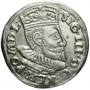 Sigismund III Vasa, Trojak 1594, Poznań, a less frequently seen type of bust