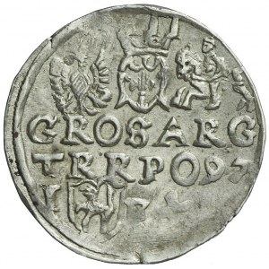 R-, Zygmunt III Waza, Trojak 1597, Lublin, rzadszy