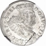 R-, August III Sas, Szóstak 1763, Gdańsk, piękny