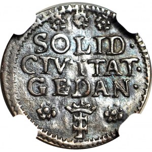 August III Sas, Szeląg 1754, Gdańsk