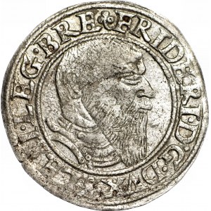 Śląsk, Fryderyk II, Grosz 1545, Brzeg, połyskowy