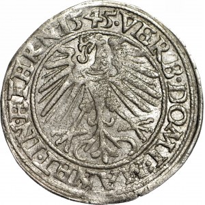 Śląsk, Fryderyk II, Grosz 1545, Brzeg, połyskowy