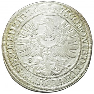 Śląsk, Sylwiusz Fryderyk, 15 krajcarów 1675, Oleśnica