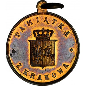 RRR-, Jan III Sobieski, medal 1883, pamiątka z Krakowa, menniczy, BARDZO RZADKI