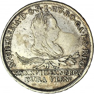 Zabór Austriacki, Księstwo Oświęcimsko-Zatorskie, Dwuzłotówka (30 krajcarów) 1776, Wiedeń