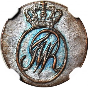 Zabór, Prusy Południowe, Szeląg 1797 B, Wrocław, menniczy