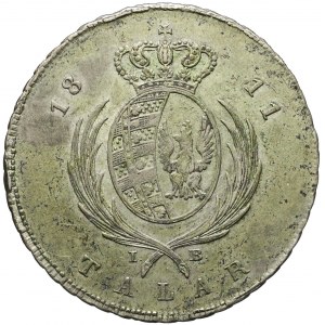 Księstwo Warszawskie, Talar 1811 IB, Warszawa, ładny, najniższy nakład