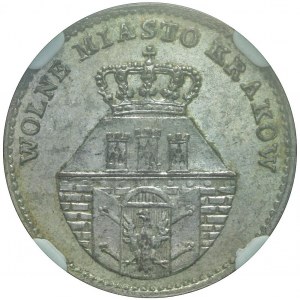 Slobodné mesto Krakov, 5 groszy 1835, krásna