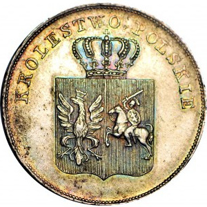 November Uprising, 5 gold 1831, Warsaw, beautiful