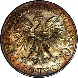 10 zlatých 1933, Sobieski, raženo