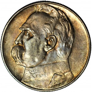 10 złotych 1936, Piłsudski, mennicza