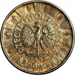 10 złotych 1936, Piłsudski, mennicza