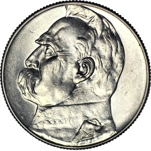 5 zlotých 1934, Piłsudski, úradné, mincovňa