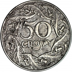 50 groszy 1938 nieniklowane