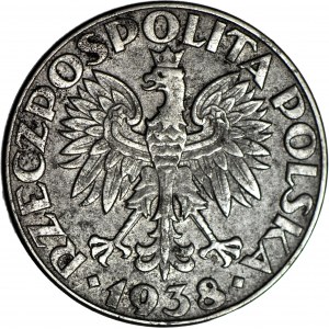 50 groszy 1938 nieniklowane