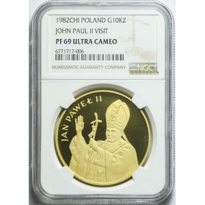 10000 złotych 1982 Jan Paweł II, złoto