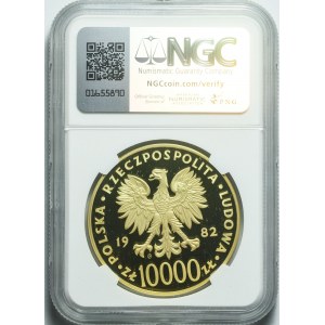 10000 złotych 1982 Jan Paweł II, złoto