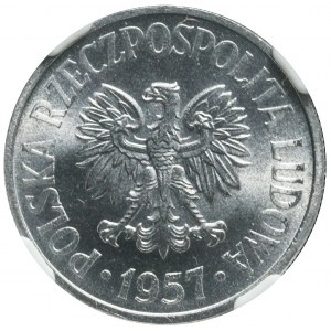 50 pennies 1957, minted
