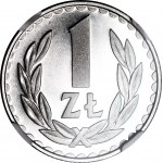 1 złoty 1981, nakład 5 tys., LUSTRZANE