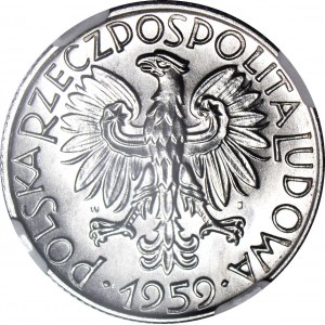 5 złotych 1959, Rybak, WYŚMIENITY