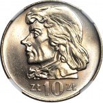 10 gold 1969, Tadeusz Kosciuszko, minted