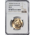10 gold 1969, Tadeusz Kosciuszko, minted
