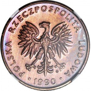 10 gold 1990, mintage 5,000, LUSTERED