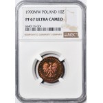 10 gold 1990, mintage 5,000, LUSTERED