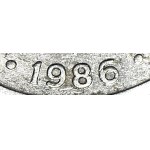 RR-, 20 złotych 1986, SZEROKA DATA, rzadkość