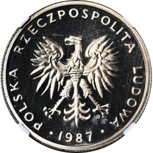20 zloty 1987, denomination, mintage 5,000, LUSTERED