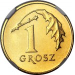 1 grosz 2023, menniczy, TOP POP JEDYNY W MS68