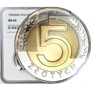 5 gold 1996, mint