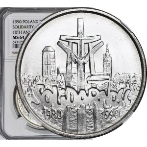 100.000 złotych 1990, Solidarność bez litery L, odm.B