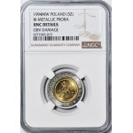 5 złotych 1994, Warszawa, PRÓBA TŁOCZENIA, data 1994 pod monogramem MW, mennicze