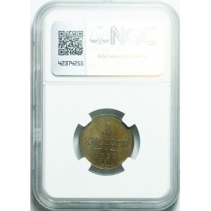 Austria, Franz Joseph, 1 krajcar 1851 A, Vienna, minted